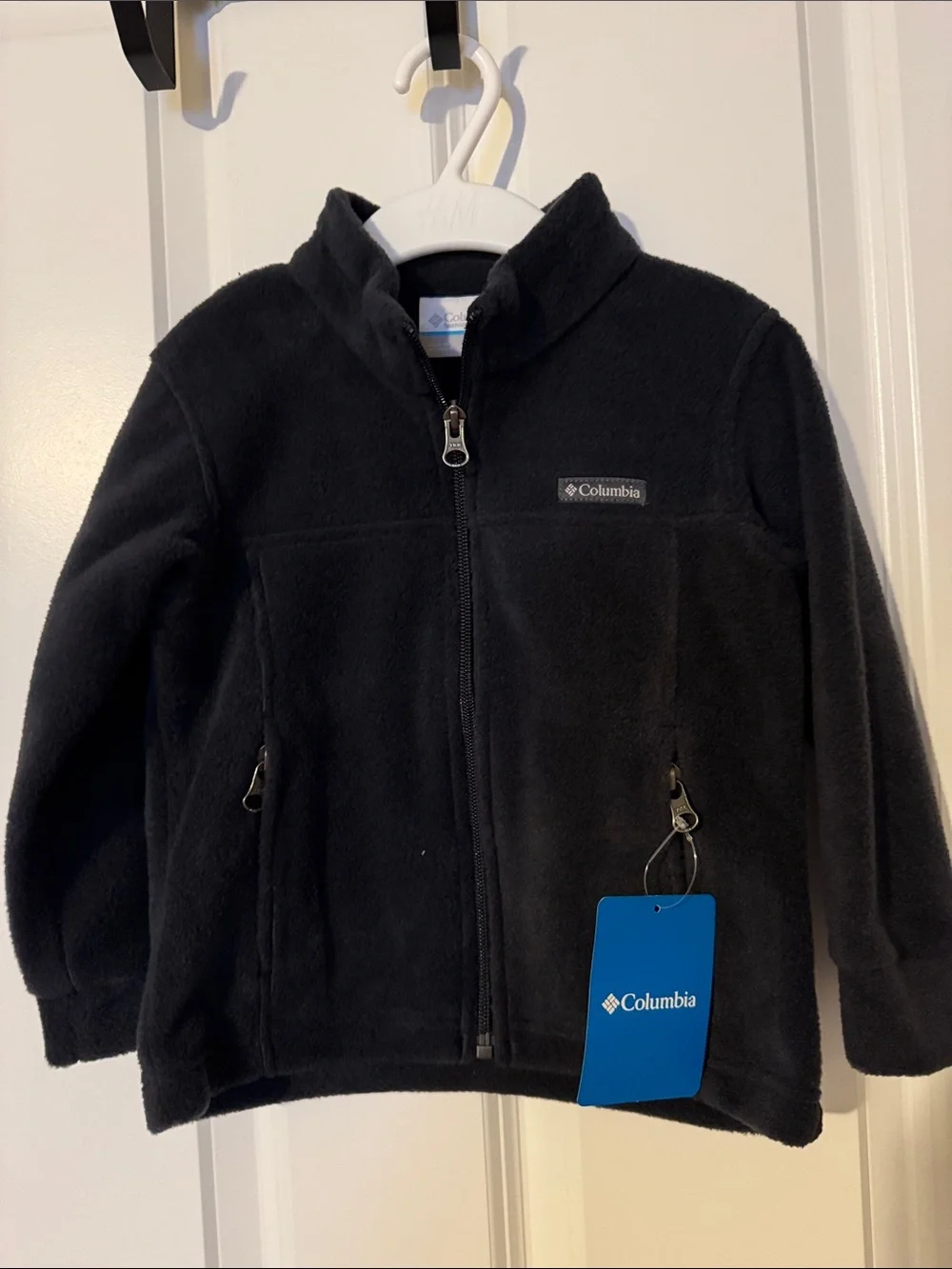 NWT Toddler Columbia Black Zip-Up Fleece Jacket